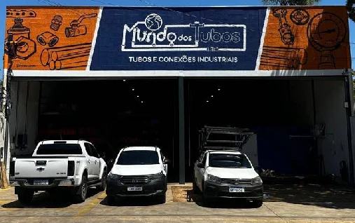 Fachada da Mundo dos Tubos no Parque Buriti, em Goiânia